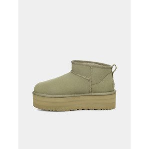 UGG Classic Ultra Mini Platform Kotníková obuv Zelená