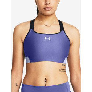 Under Armour UA HeatGear High Sportovní podprsenka Fialová