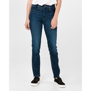 Levi's® 724™ High Rise Straight Jeans Modrá